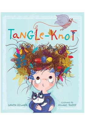 【预售】缠结 Tangle-Knot 进口原版英文儿童绘本6岁-9岁Ellsworth  Loretta外文图书籍