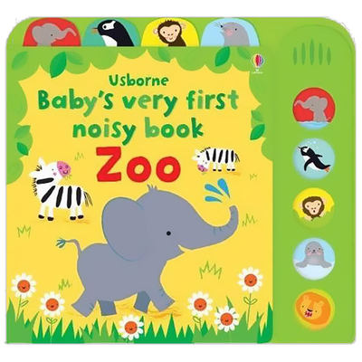 【现货】 Babys Very First Noisy Book Zoo (Babys Very First Books) 动物园 发声书 英文原版图书籍 Usborne 系列 英国尤斯伯恩