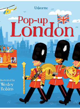 【现货】Pop-up London 伦敦 Pop-Up立体书 Wesley Robins 英文原版进口正版 儿童童书 适合3-6岁 Fiona Watt Usborne尤斯伯恩