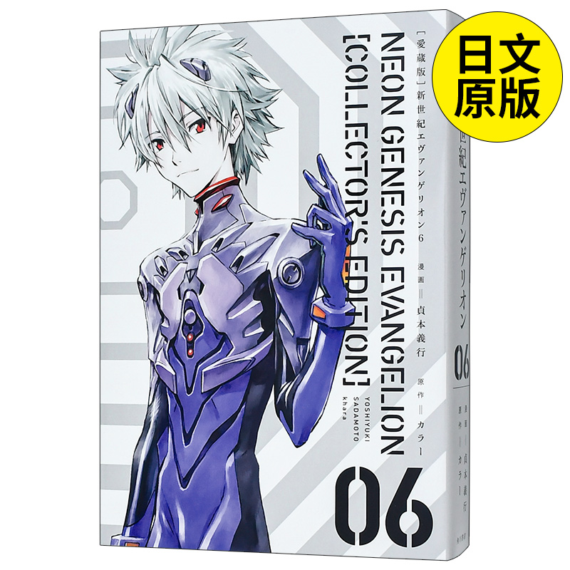 【现货】 新世紀エヴァンゲリオン6【爱藏版】新世纪福音战士漫画 6 原画集 周边插画集 日文原版图书籍进口日本日文 贞本义行 EVA
