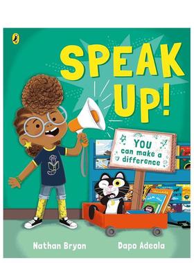 【预售】火箭说大声说出来！Rocket Says Speak Up!英文进口原版图书儿童绘本Nathan Bryon  Dapo Adeola3-6岁