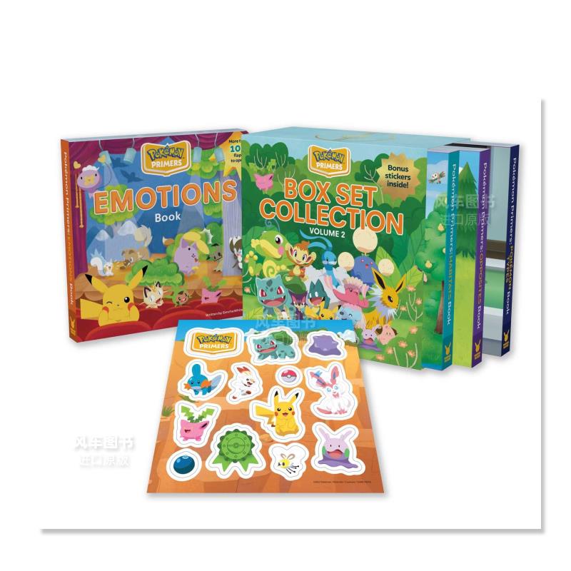 【现货】神奇宝贝入门： 盒装合集第 2 卷 (10) Pokemon Primers: Box Set Collection Volume 2 英文儿童绘本原版图书进口外版书