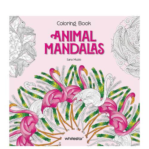 动物曼荼罗填色书 Animal