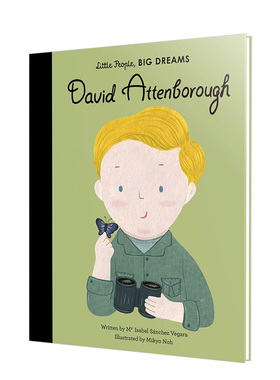 【现货】【Little People, Big Dreams】David Attenborough【小人物，大梦想】戴维·阿滕伯勒 儿童趣味故事艺术绘本 英文原版