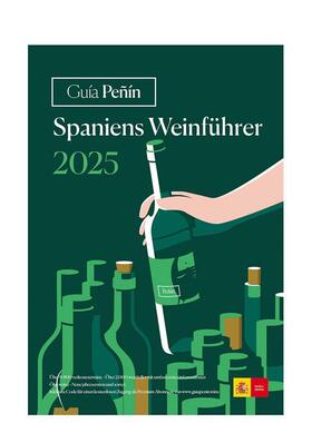 【预售】佩宁指南：西班牙葡萄酒 2025（德语版本） Guía Pe?ín Spaniens Weinführer 2025 英文进口原版餐饮美食图书Guía Pe
