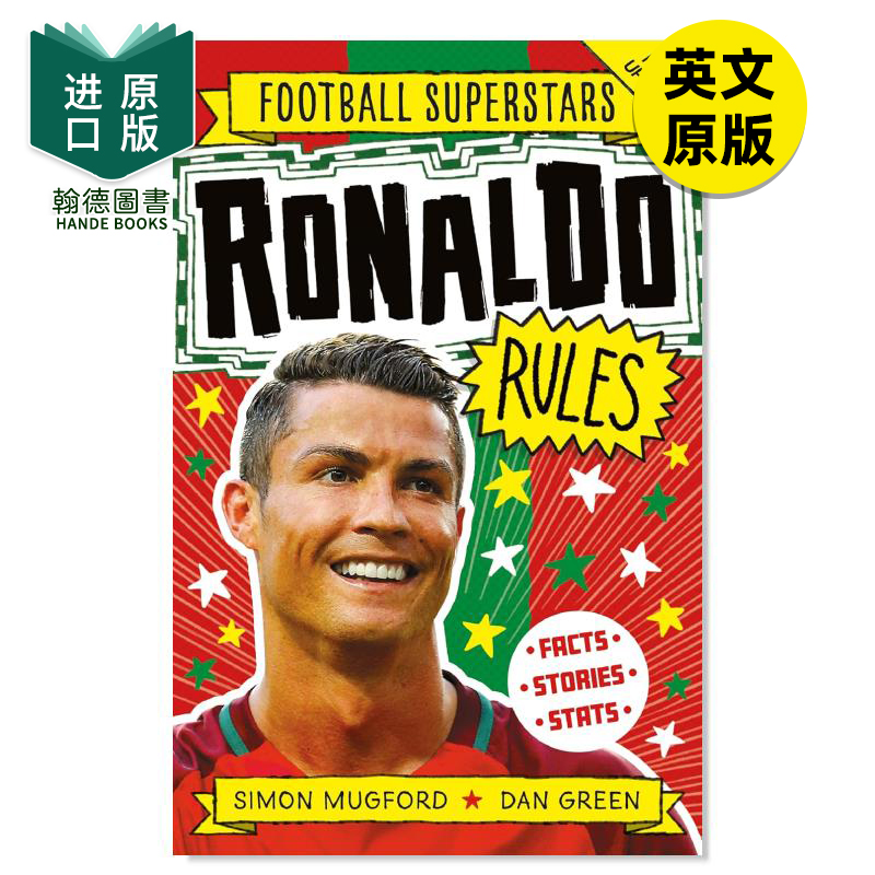 【预售】Ronaldo Rules,足球明星特辑：C罗（克里斯蒂亚诺·罗纳尔多） 英文原版图书籍进口正版 Simon Mugford 漫画 书籍/杂志/报纸 艺术类原版书 原图主图