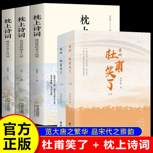 枕上诗词看啊，杜甫笑了正版书籍