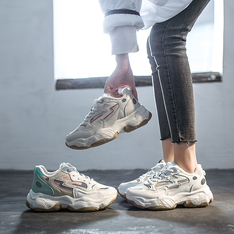 Harbor Wind Diddy ins tide 2019 new pattern Net Red Versatile Ultra-fire Plush gym shoes Autumn and winterin the Women's Shoes, Low shoes  category - from Buy2taobao.com to provide professional Taobao agent buy service