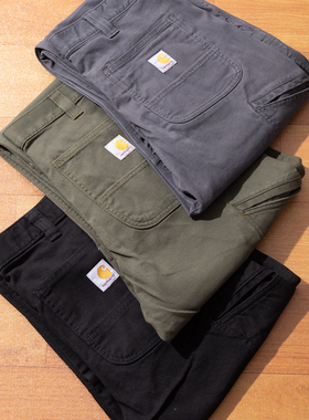 Carhartt卡哈特主线102291男士多口袋纯色休闲裤宽松直筒工装长裤