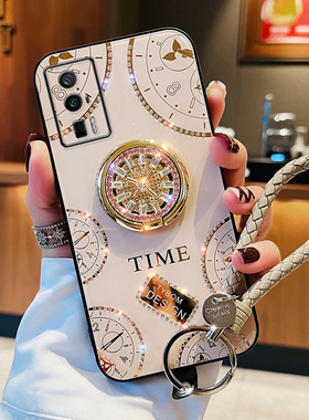 VOKASE 镶钻适用红米k80手机壳70新款高级感k60pro保护套k50女款网红高端k40镜头30por防摔水钻带支架挂绳ins