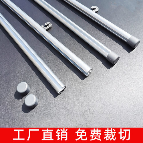铝合金海报夹挂画轴悬挂吊顶展架