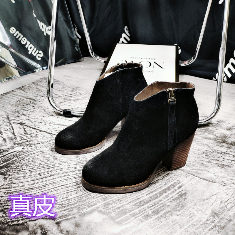 撤柜马丁靴加绒保暖马丁靴