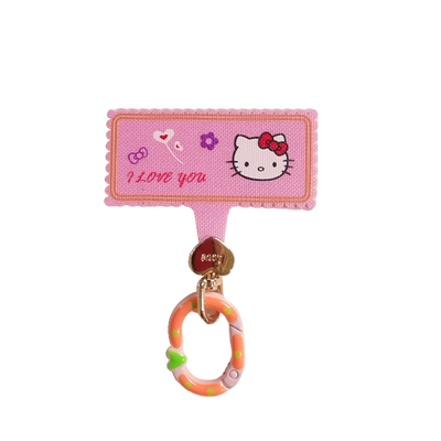 新款旋转头爱心猫猫连接片