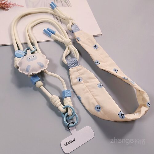 高颜值可爱小羊手机挂绳