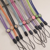 手机挂绳长款 荧光龙纹手机绳牢固耐用手机壳通用手提挂件不勒脖挂链简约实用风防摔防掉手机绳子