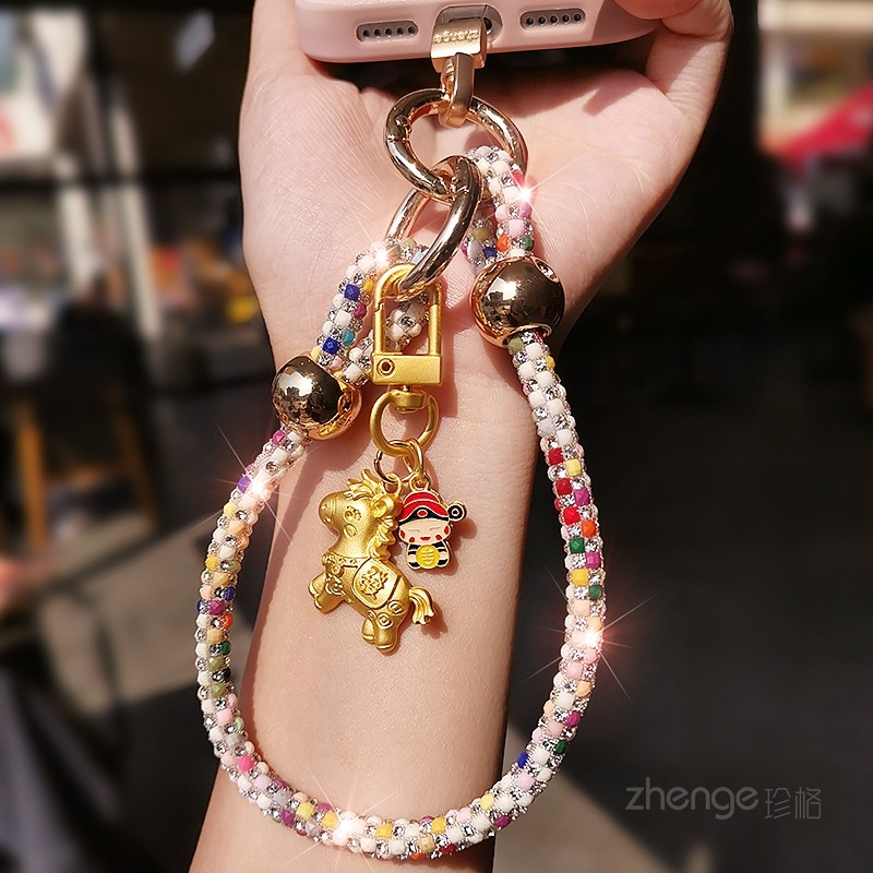 双域手机挂绳马年新款马上大發吊坠挂件饰品闪钻手腕绳超好看轻奢小众精致高级感短旅游出行电话套壳绳子通用,3C数码配件,手机挂件/手机链,淘宝优惠券,粉丝福利购,淘宝优惠卷