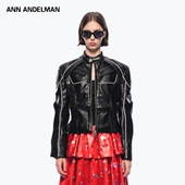 明星同款 ANN ANDELMAN& BLIND PLAN 联名皮夹克