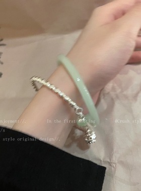 新中式古风国潮铃铛手链套装女秋简约百搭手镯小众设计高级感手饰