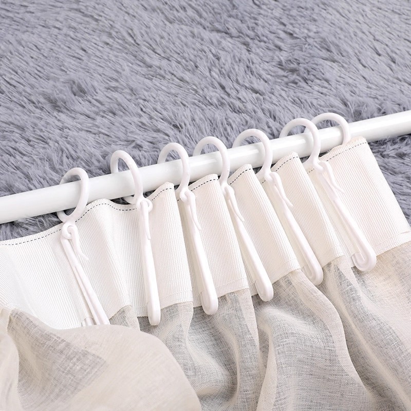 米木窗帘圈杆活口圈开口环挂扣吊环挂钩浴帘胶圈套环挂活扣环环扣