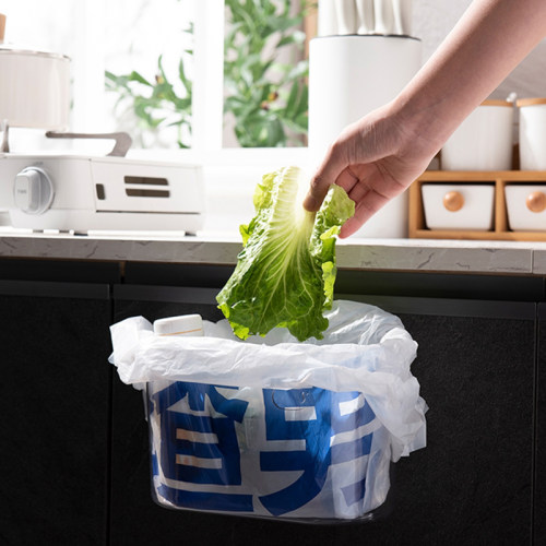 厨房垃圾桶壁挂家用厕所卫生间客C厅纸篓厨余挂式收纳桶透明收纳