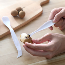 Longan core remover; kiwi fruit peeler; longan meat digging tool; coring tool; longan longan dry core remover