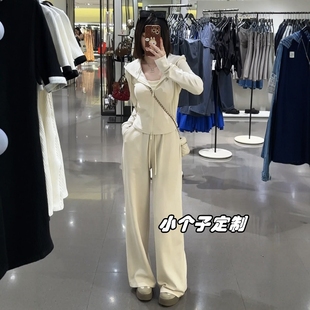 150矮小个子穿搭巨好看休闲运动套装女2025春秋新款长裤两件套145