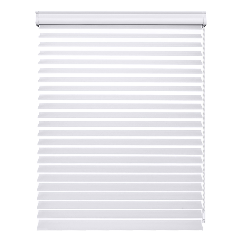 免打孔电动香格里拉n帘窗帘卷帘办公室客厅阳台遮光遮阳百叶窗帘