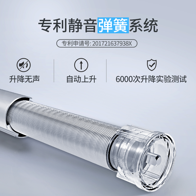 自动上升降卷帘窗帘遮光手拉y弹簧厨房卫生间防水阳台办公室遮阳