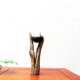 千年胡杨风化老木原木随形根艺摆件自然禅意艺术创意家居收藏饰品