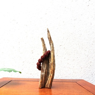 千年胡杨风化老木原木随形根艺摆件自然禅意艺术创意家居收藏饰品