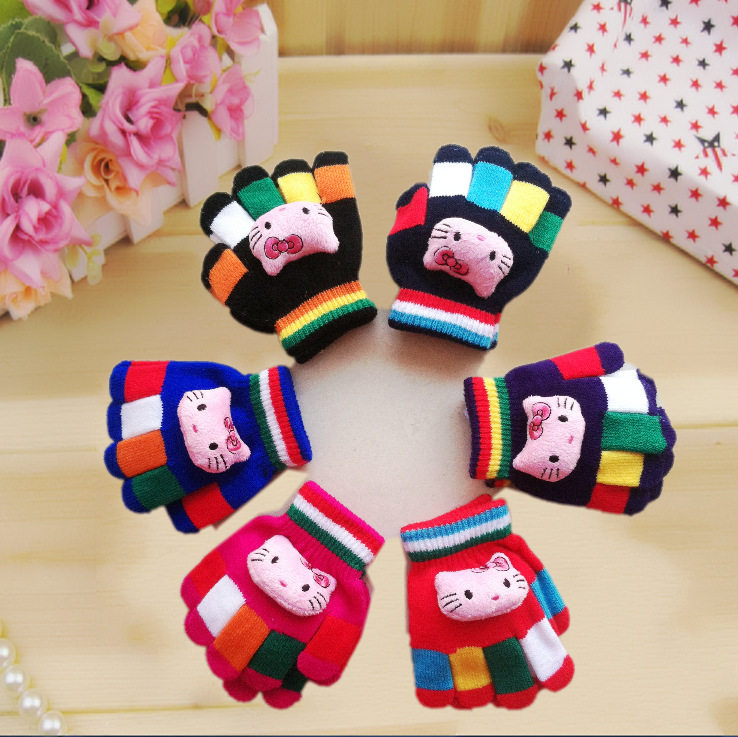 Gants pour enfants en de laine - Ref 2147401 Image 1