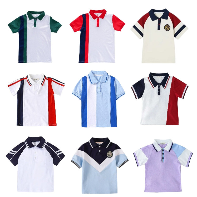 运动校服儿童园服夏季小学生校服上衣幼儿园定制绿色校服短袖班服