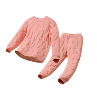 儿童校服神器秋冬季保暖内衣套装加厚男女童秋衣裤宝宝保暖棉衣裤