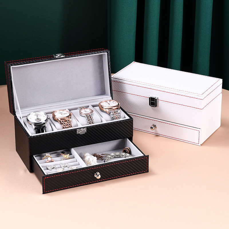 双层手表首饰盒小号戒指手镯一体