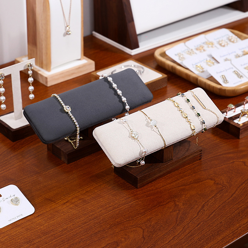 胡桃木饰品手链展示架