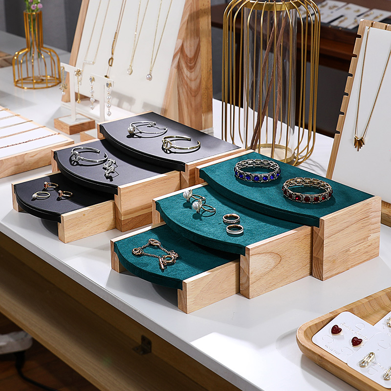 珠宝展示道具创意凳子三件套玉器手镯手串托戒指首饰饰品展示架