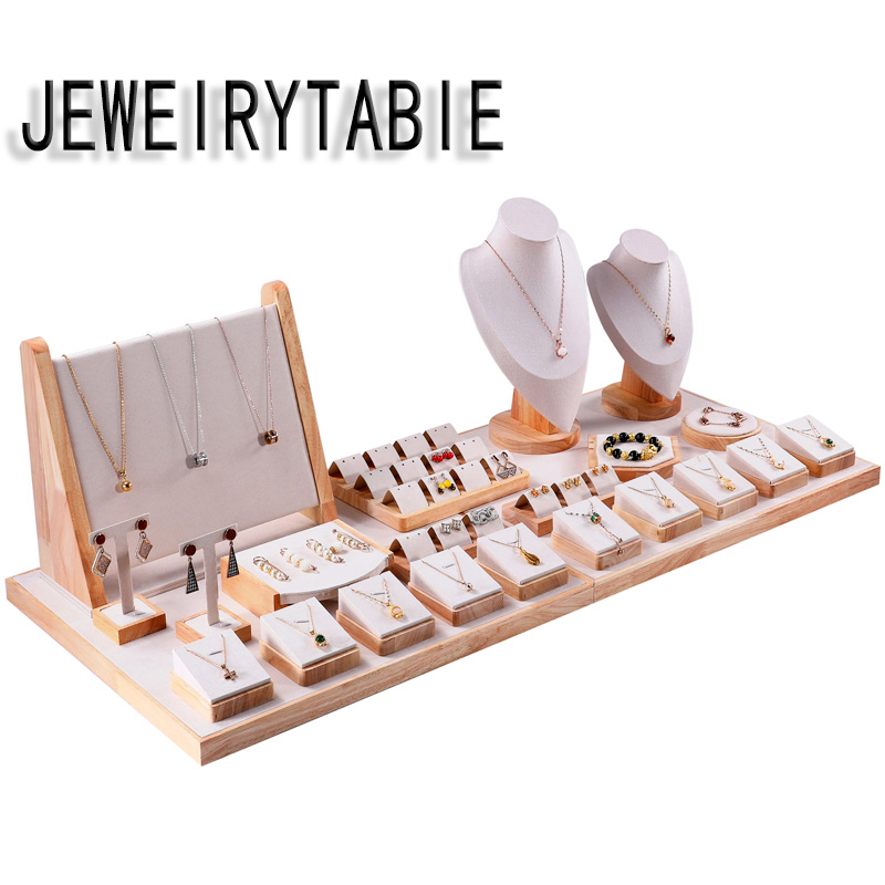 绒布珠宝首饰架展示道具摆件