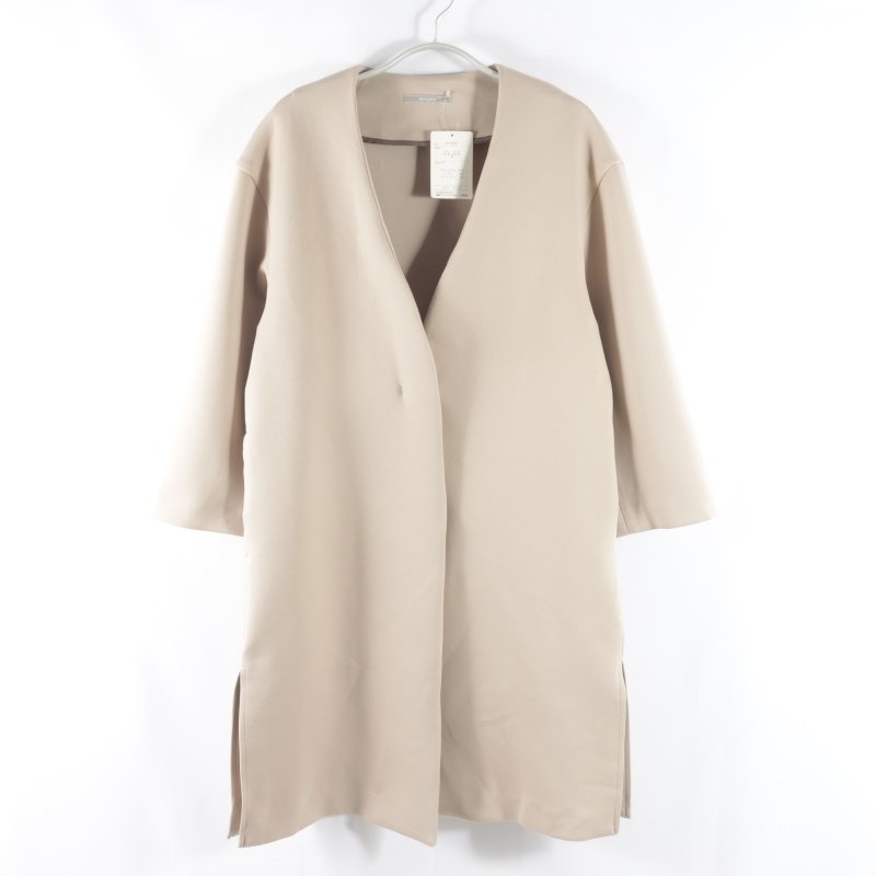 日单新款通勤百搭V领两粒按扣直筒显瘦女纯色时尚长袖中长款外套,女装/女士精品,短外套,淘宝优惠券,粉丝福利购,淘宝优惠卷