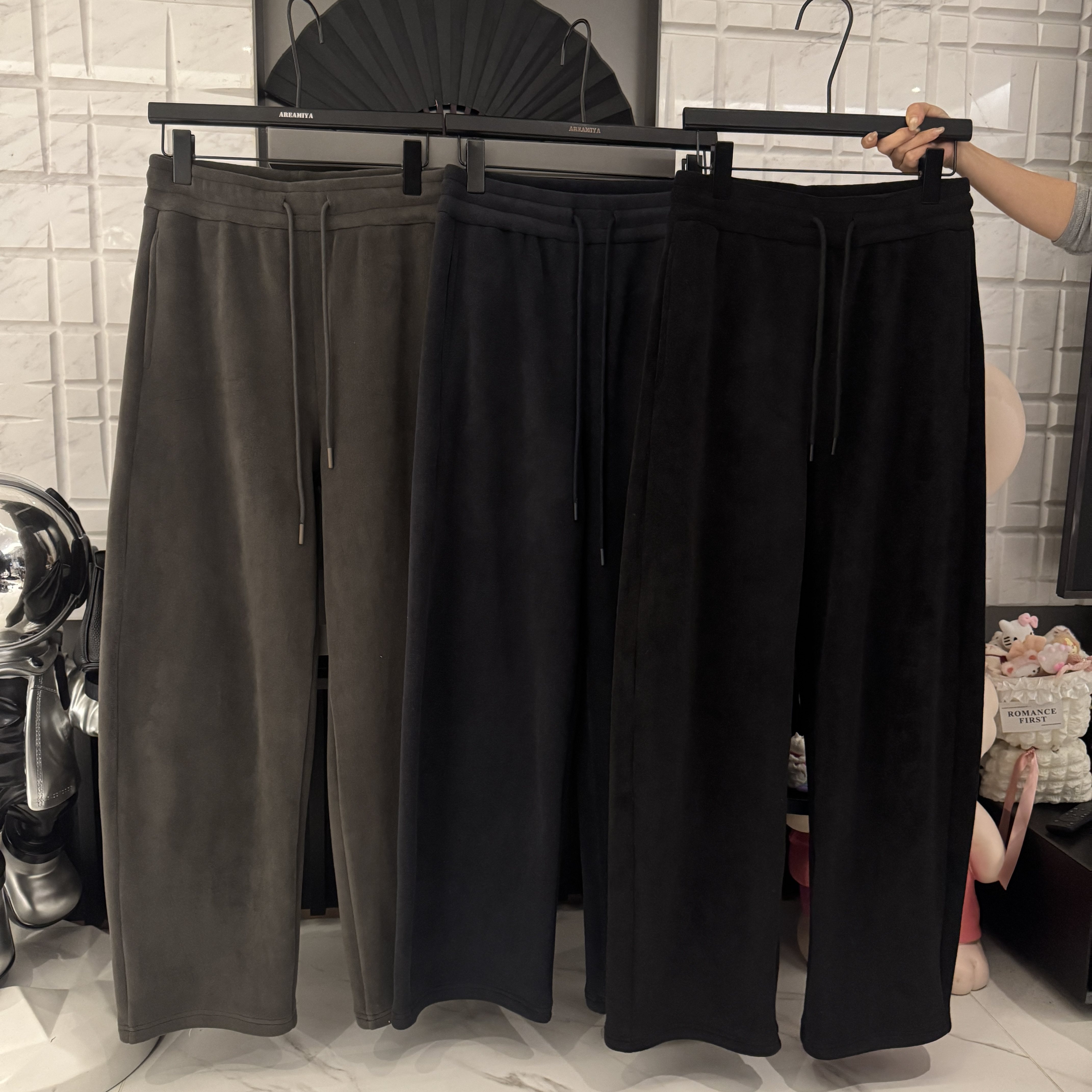 【加绒弯刀】秋冬厚款宽松透气百搭休闲裤CP624,女装/女士精品,休闲裤,淘宝优惠券,粉丝福利购,淘宝优惠卷