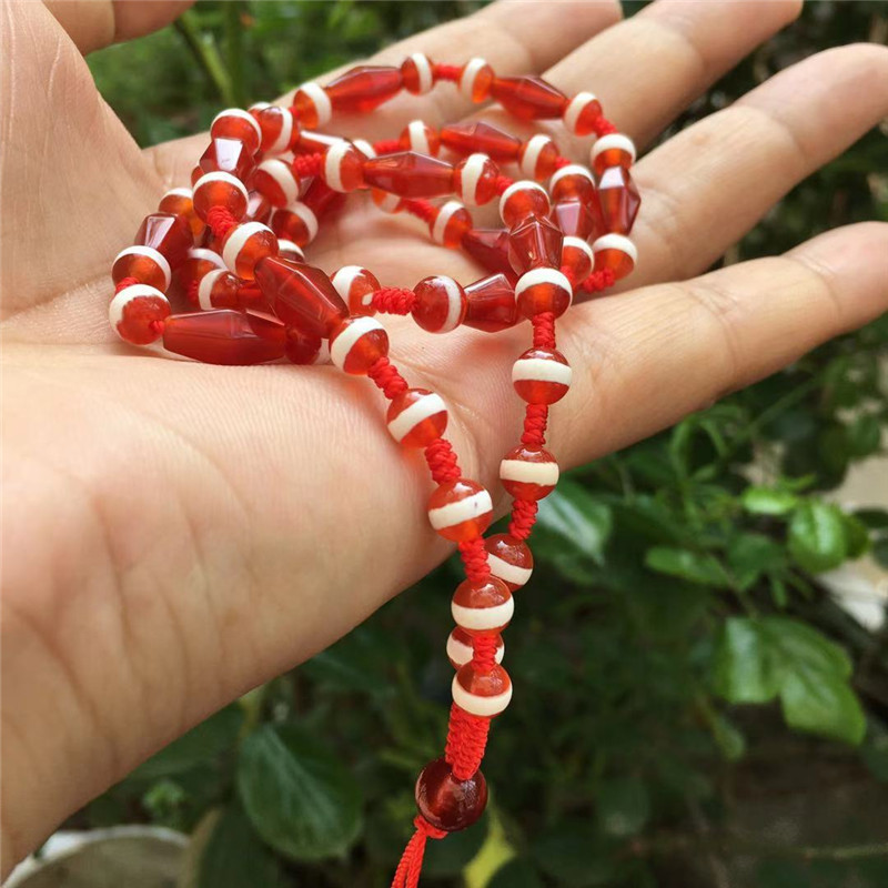 玛瑙天珠吊坠绳玉石项链挂件绳