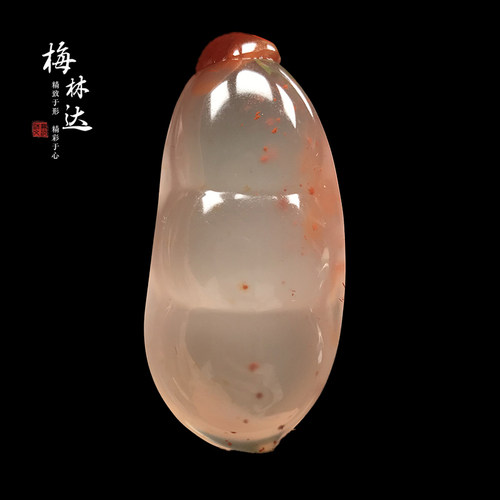 梅林达旗舰店天然南红玛瑙吊坠