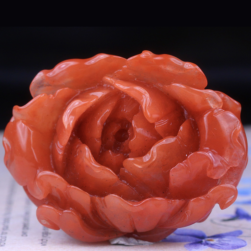 梅林达旗舰店天然南红玛瑙吊坠