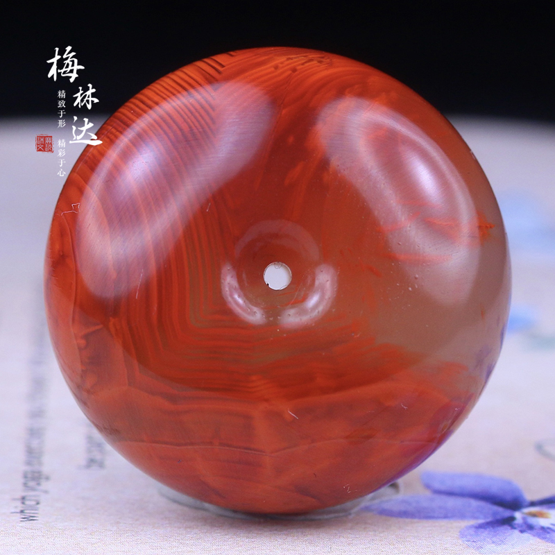 梅林达旗舰店天然南红玛瑙吊坠