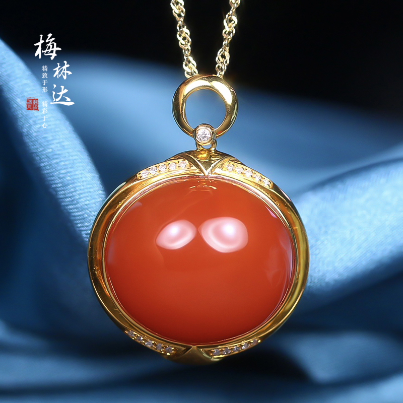 梅林达旗舰店天然南红玛瑙