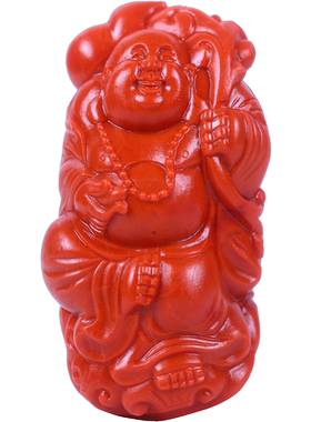 梅林达男女南红玛瑙弥勒佛吊坠