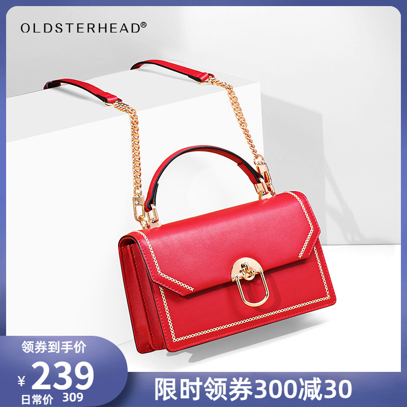 老人头包包女夏季新款潮2022时尚真皮链条包新娘婚包手提斜挎小包_箱包皮具_热销女包_男包