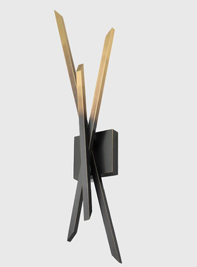 非一般简约金黑色时尚渐变色落地灯客厅卧室书房别墅酒店民宿灯具