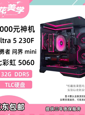6000元定制主机 Ultra 5 230F+5060 DIY游戏电脑主机整机
