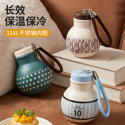 316不锈钢迷你保温杯球形水杯