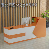 吧台收银台简约现代公司接待柜台超市服装 便利店小型前台办公桌子